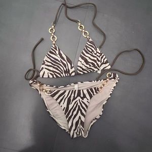 Vix zebra bikini size small